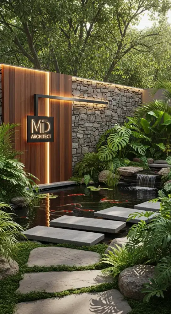 Arsitek taman rumah jasa landscape Serpong