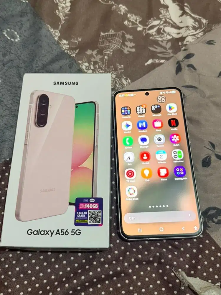Jual hp samsung A 56 5G 8gb  warna pink