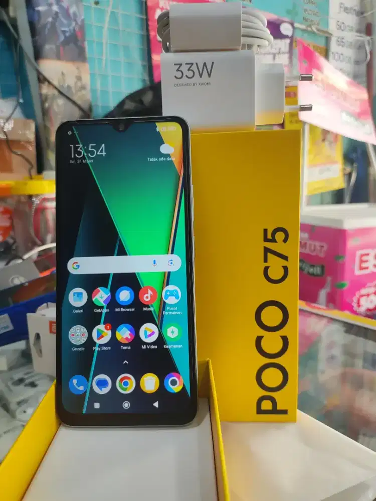 Poco c75 6/128 resmi like new