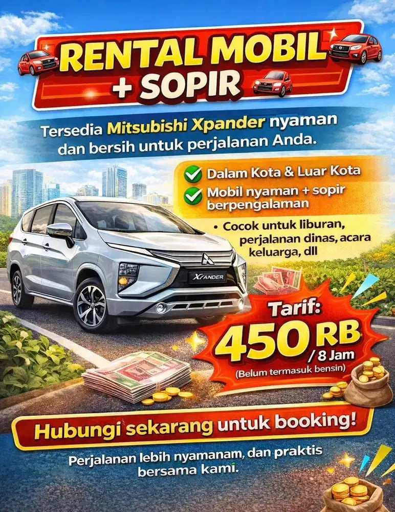 Rental mobil plus sopir