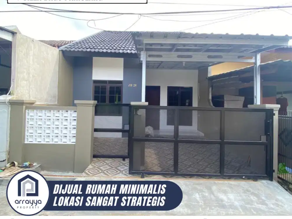 DIJUAL RUMAH MURAH MINIMALIS BARU DIRENOVASI DI VILLA DAGO PAMULANG (HR39)