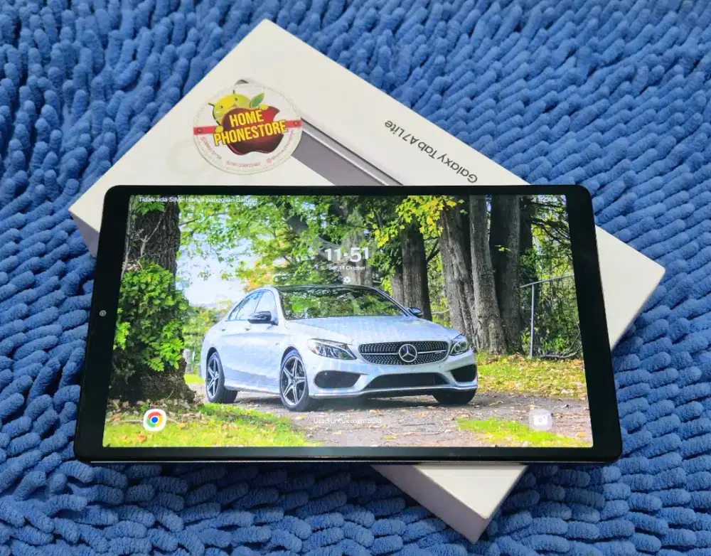Galaxy Tab A7 Lite Berkartu Fullset