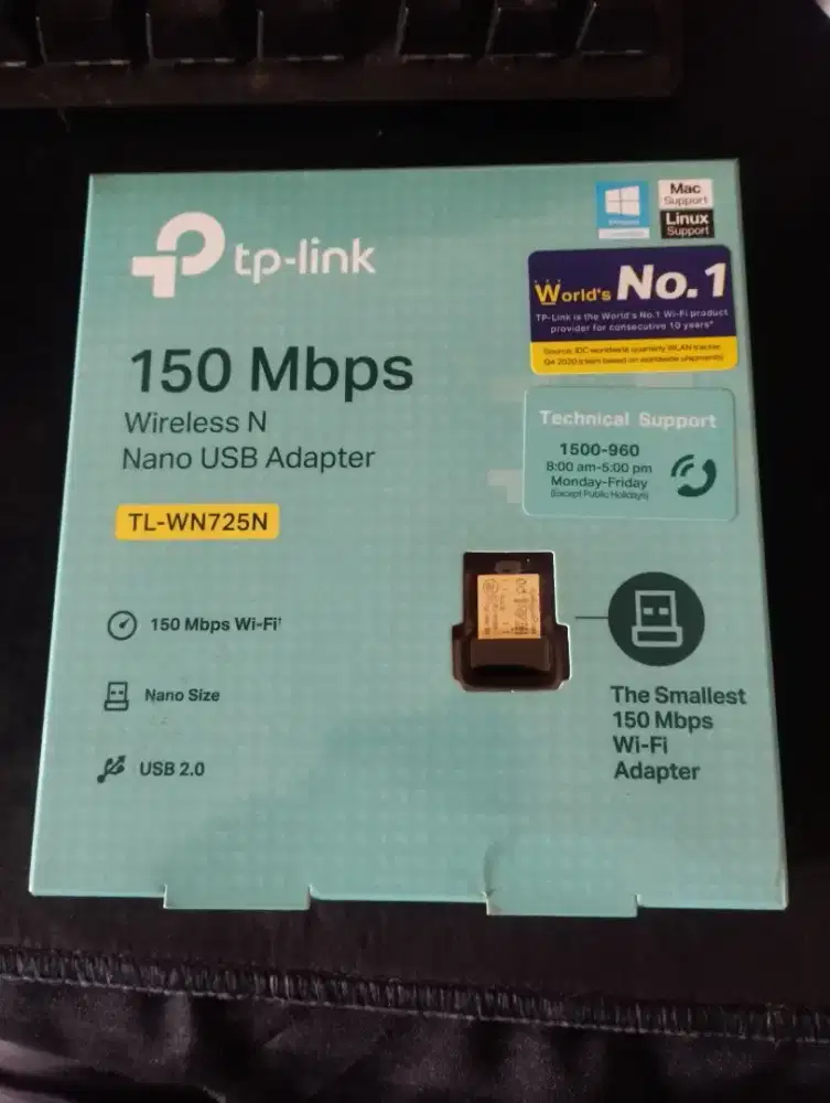 TP LINK WIFI DONGLE USB ADAPTER TL-WN275N WIRELESS N NANO SECOND
