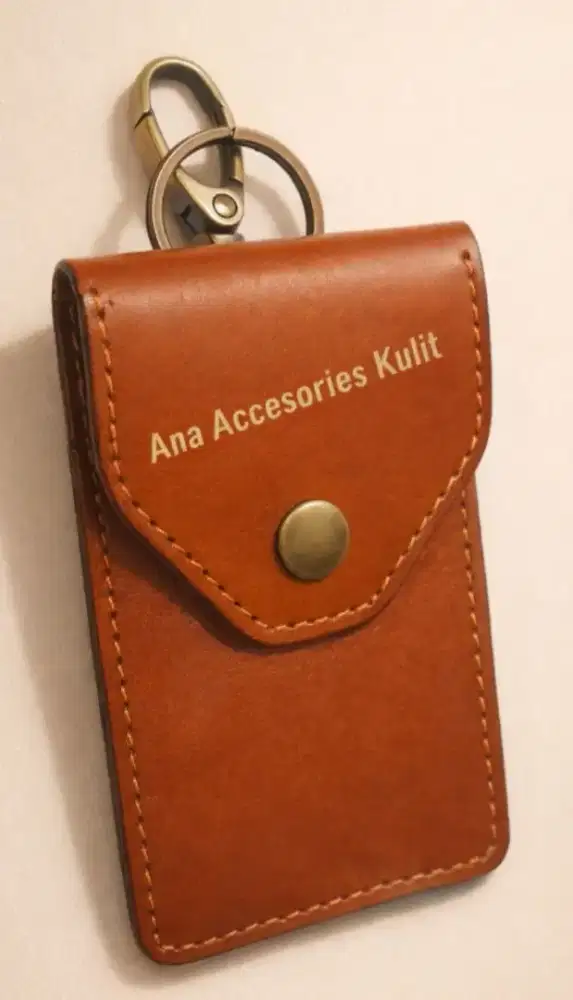 Gantungan Kunci Motor STNK Asli Kulit Sapi