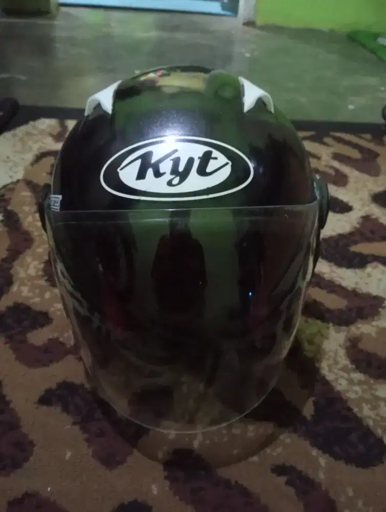 Jual cepat helm KYT 2 VISION dark grey