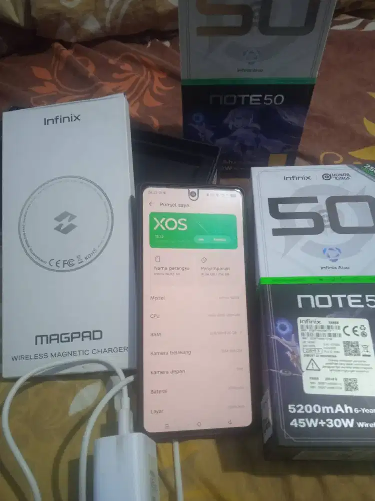 Infinix Note 50 Mulus baru 5 bulan
