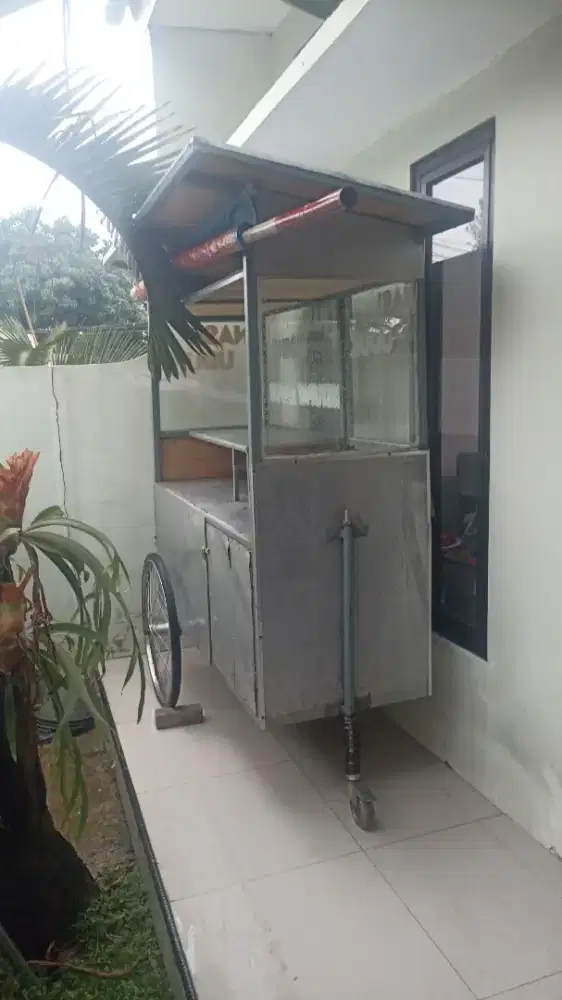 Gerobak gorengan / nasi kuning (serbaguna)