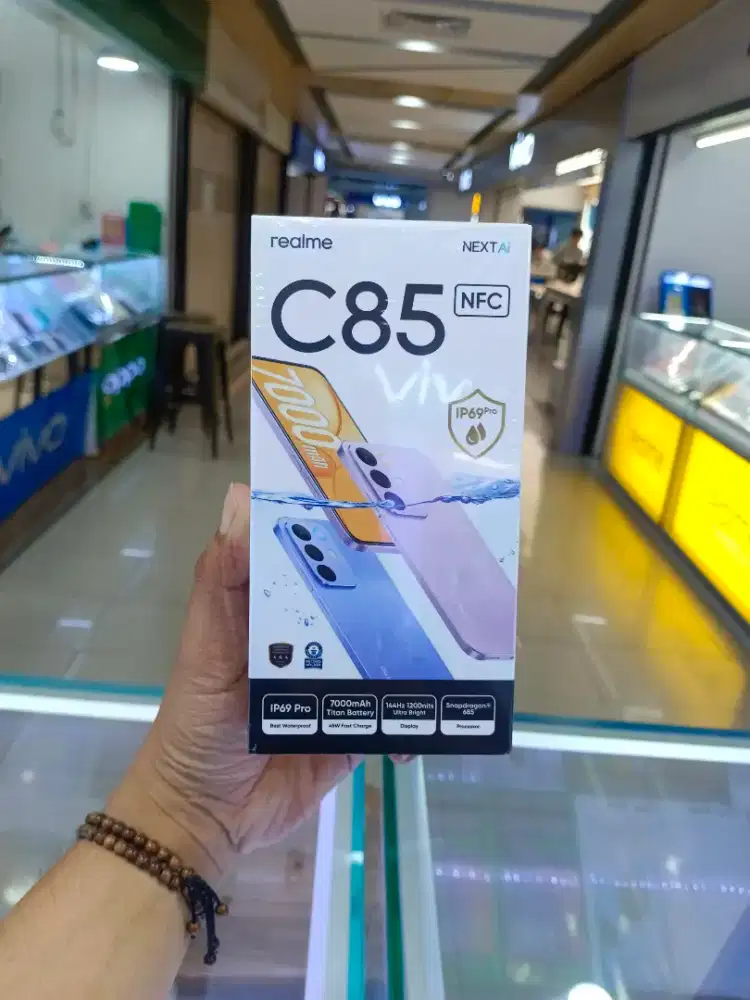 Realme C85 8/128 Black NEW BNOB Garansi Resmi Realme Indonesia