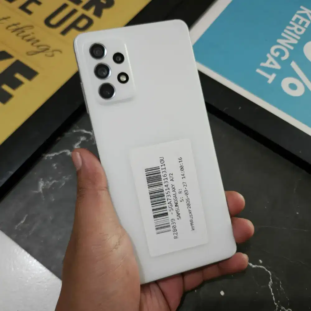 SAMSUNG GALAXY A72 8/256 GB DUAL RESMI EX SEIN MULUS