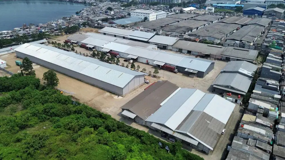 Gudang Disewakan Jl. Muara Baru – 3 Unit, Siap Pakai, Akses Truk