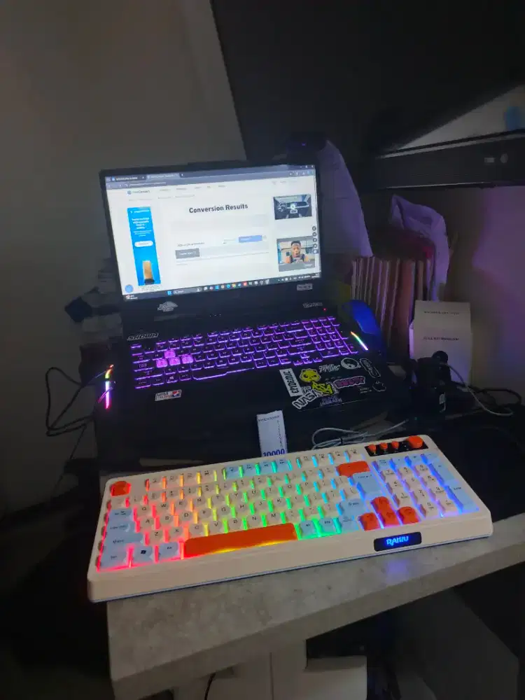 Jual keyboard membrane baru pakai beberapa hari