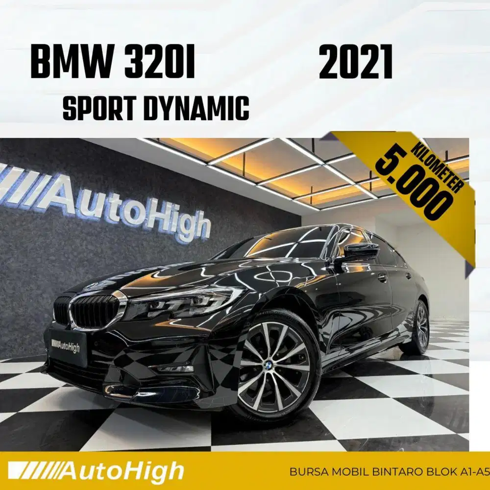 DP10% [Km5.000] 320i Sport 2021 Black Reg 2022 #AUTOHIGH