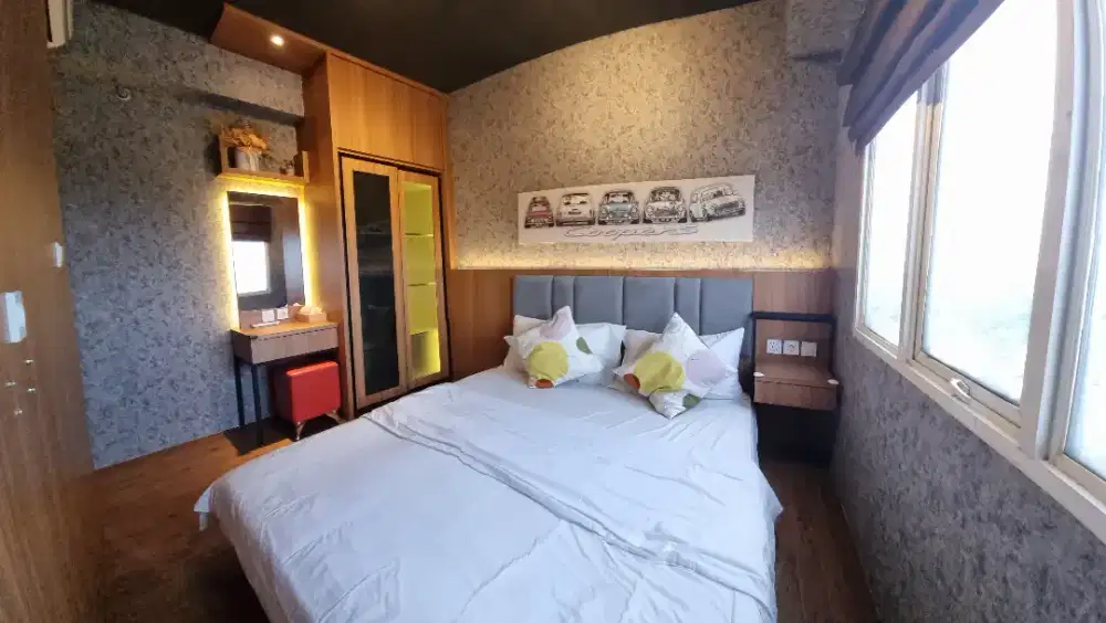 Disewakan apartemen podomoro golf view, 2br luxury full furnished