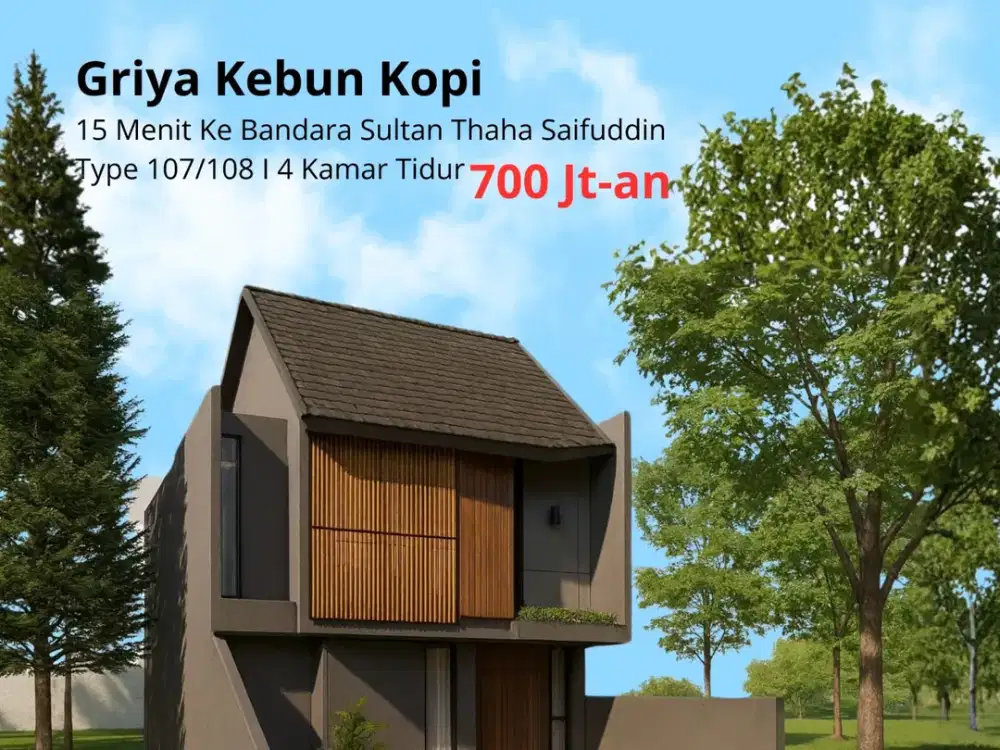 Rumah Kebun Kopi Kota Jambi Type 107/130