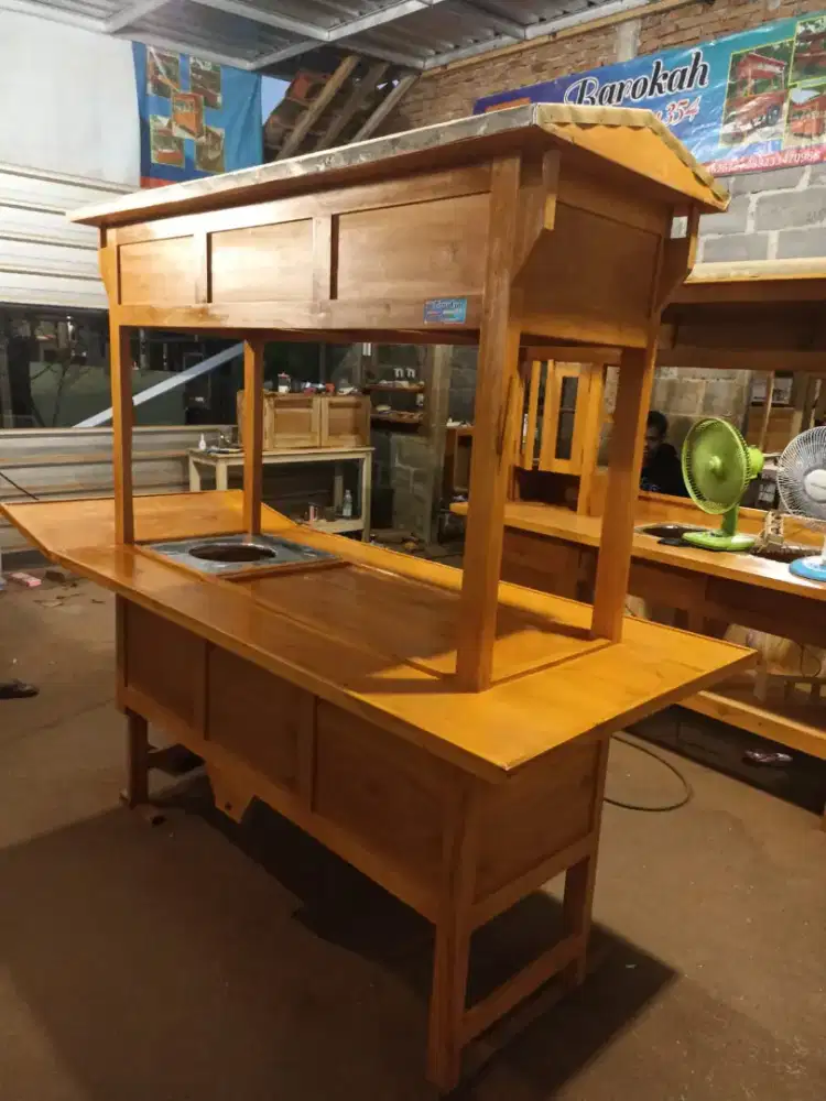 Sedia Gerobak Angkringan, Bakso Mie Ayam, Bubur, Sate, Soto, Pecel dll