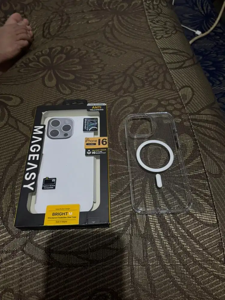 Mageasy bright m shockproof clear iphone 16 pro max