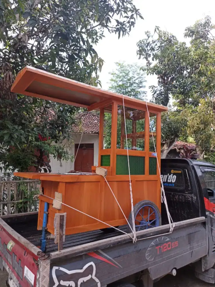 Sedia Gerobak Angkringan, Bakso Mie Ayam, Bubur, Sate, Soto, Pecel dll