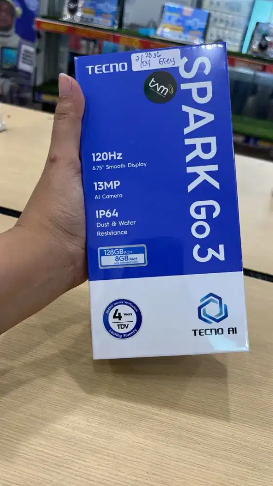 Tecno spark go 3 4/128