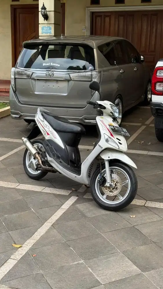 Yamaha Mio 5TL 2007 Km 36000 putih antik
