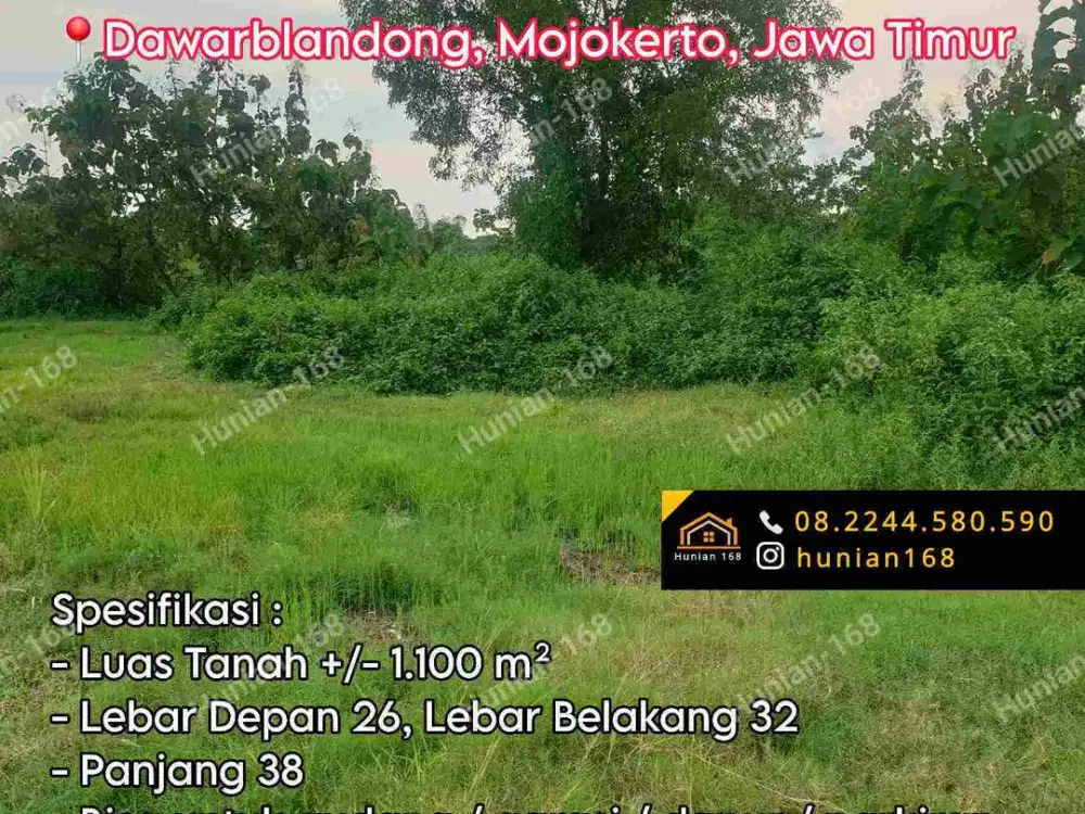 sewa Tanah Gudang Pergudangan Industri Raya Provinsi Propinsi Jetis Dawarblandong Mojokerto Kota Jawa Timur