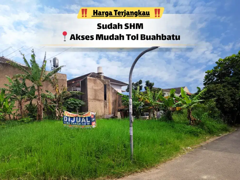 142 m² SHM – Tanah Ideal untuk Rencana Besar Anda
