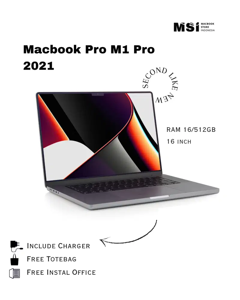 Macbook Pro 2021 M1 Pro 16/512 GB