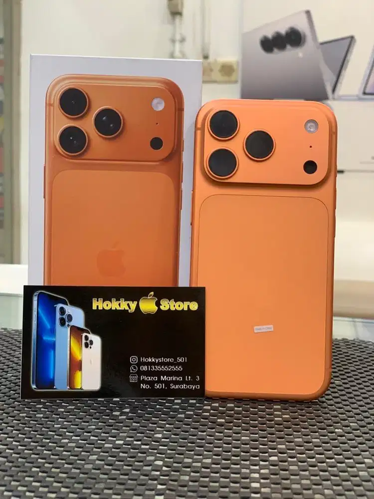 Iphone 17pro/256gb Cosmic orange garansi ibox November 2026 bh 100%