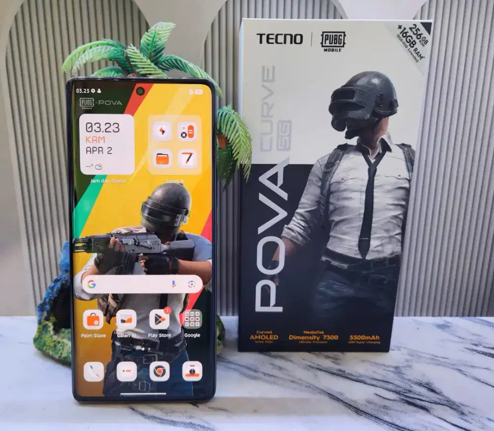 TECNO POVA CURVE 5G || 8/256 || SECOND / BEKAS