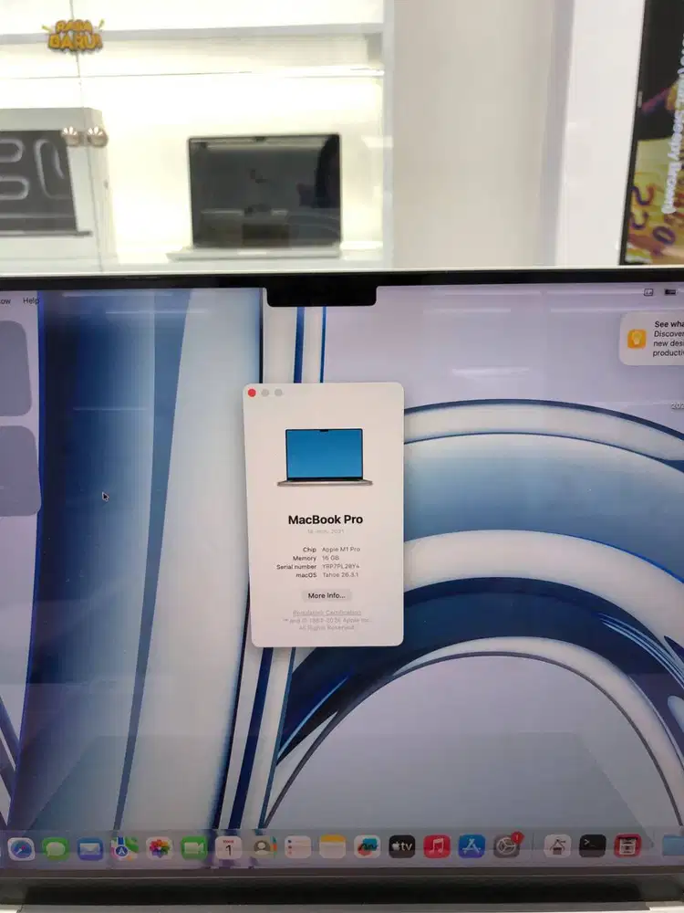 Macbook Pro 2021 M1 Pro 16/512 GB - 16 inch