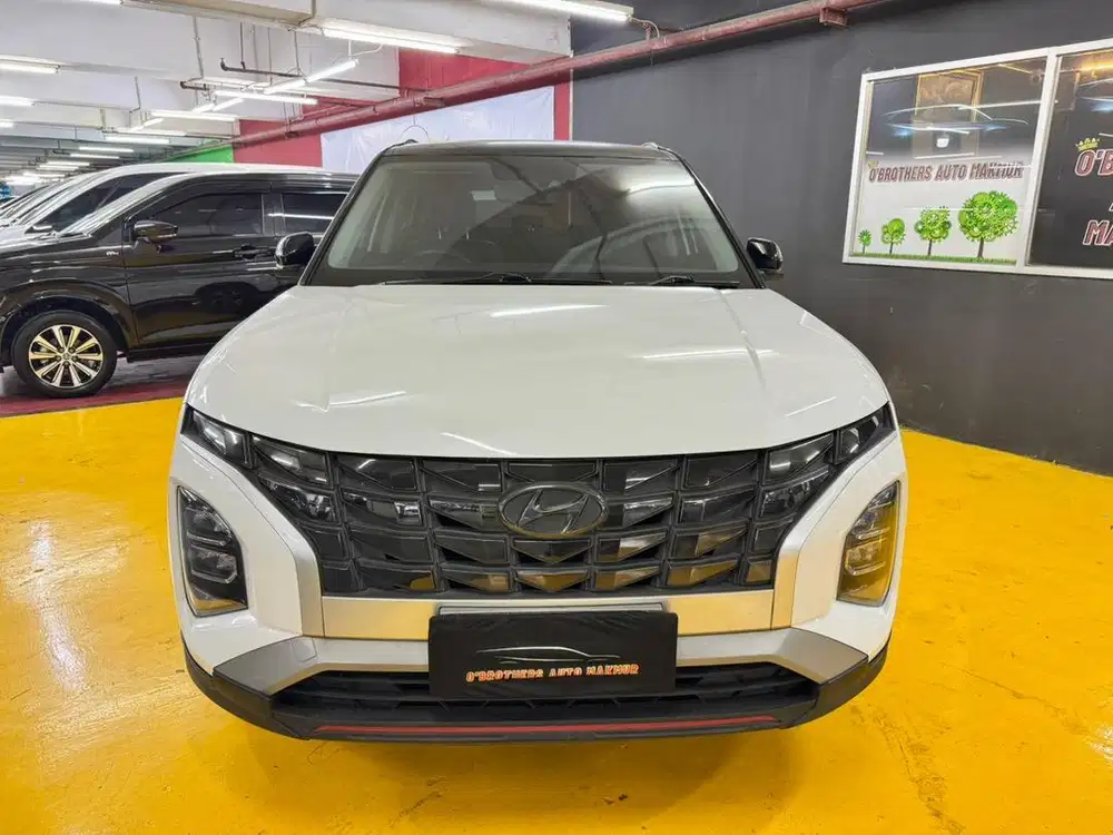 TERMURAH HYUNDAI CRETA PRIME AT MATIC 2023 PUTIH TWO TONE (DR MURAH)