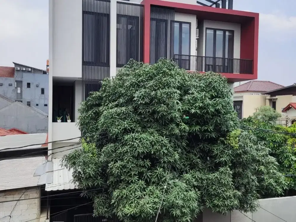 Ss.3747 - Murah !! Dijual Rumah Hook Mewah Luas 320 Ada Rooftop dan Lift di Pulo Nangka Hadap Timur Utara