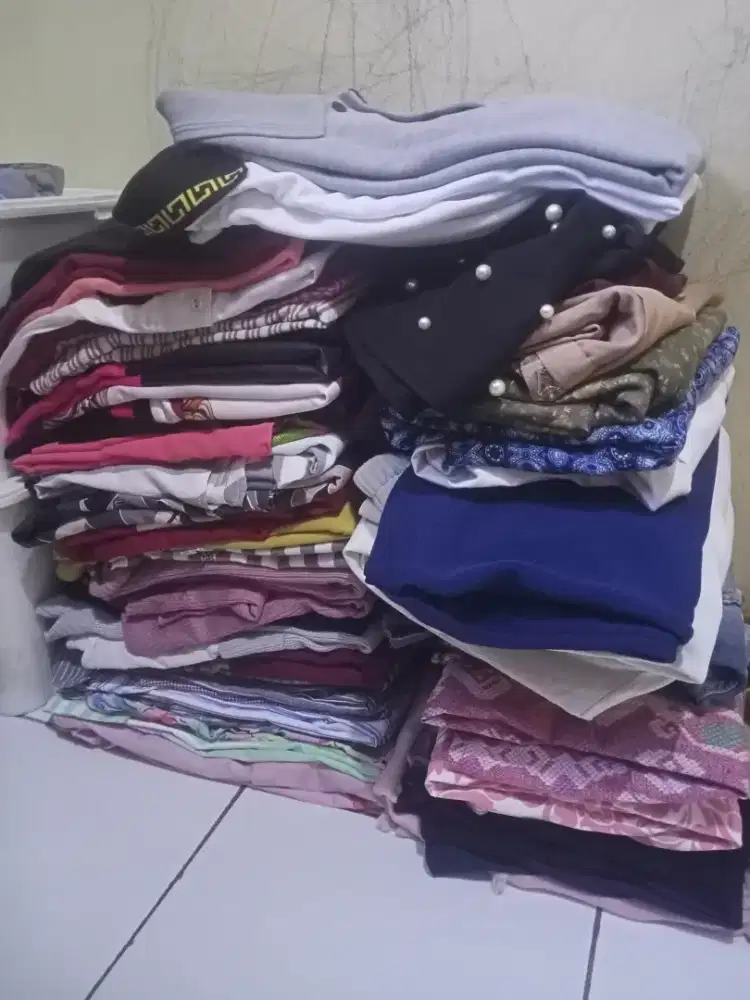 Baju cwe second borongan