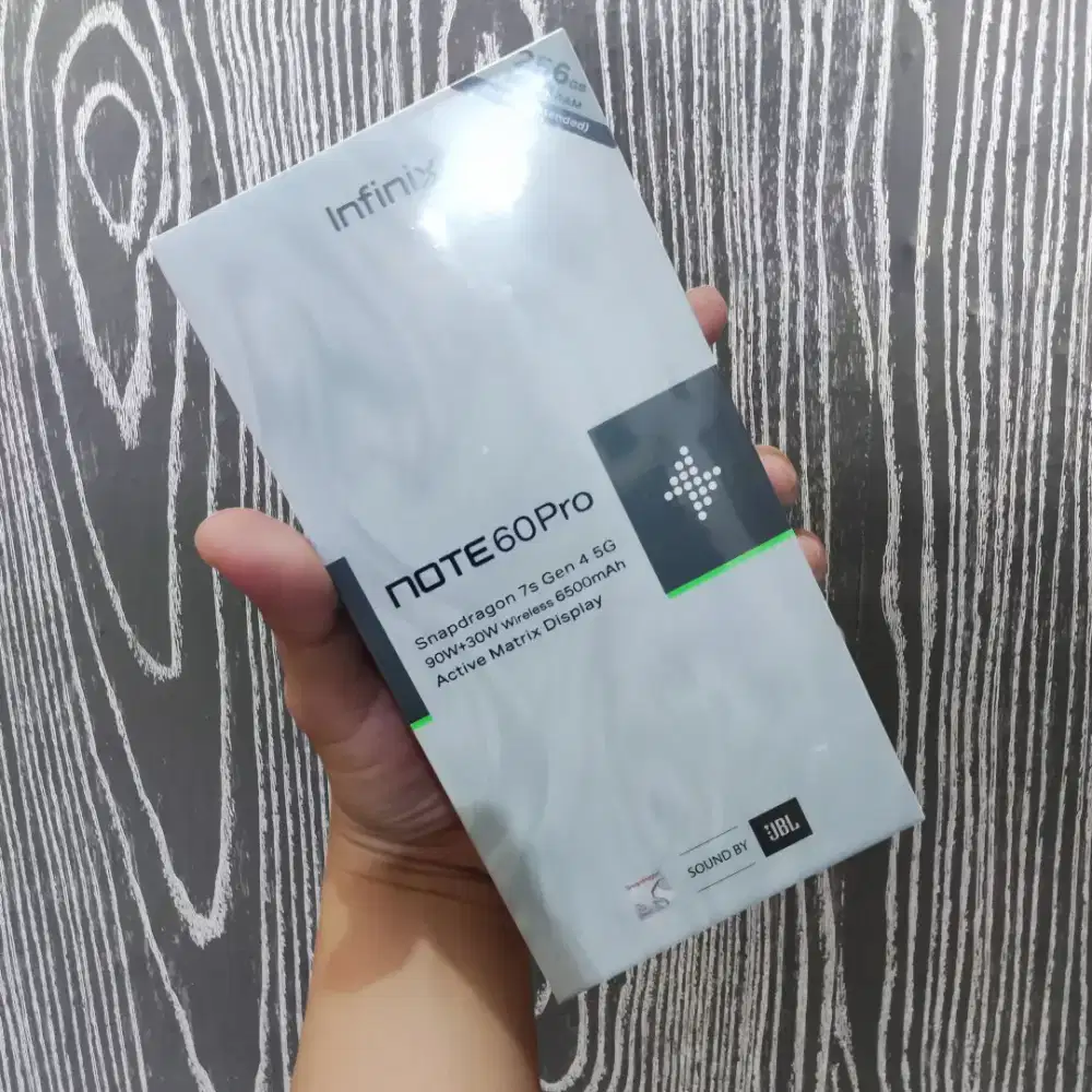 INFINIX NOTE 60 PRO 8/256 BARU SEGEL BOX GARANSI RESMI
