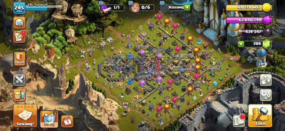 Akun Coc Th18 Max