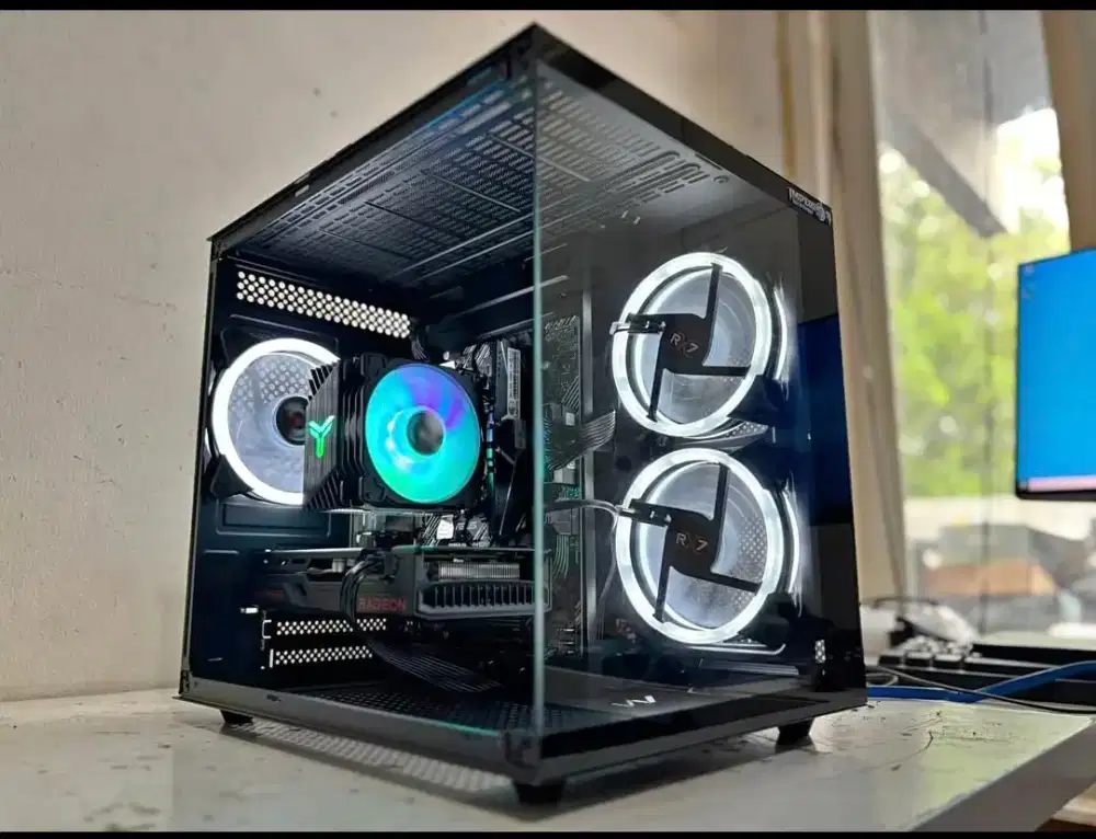 PC full set livestreaming i5 gen 10 RX 6600 8GB Ram 16GB