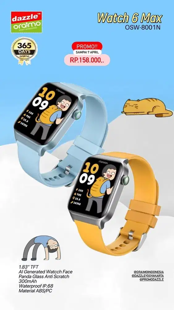 Smartwatch Oraimo Watch 6 Max