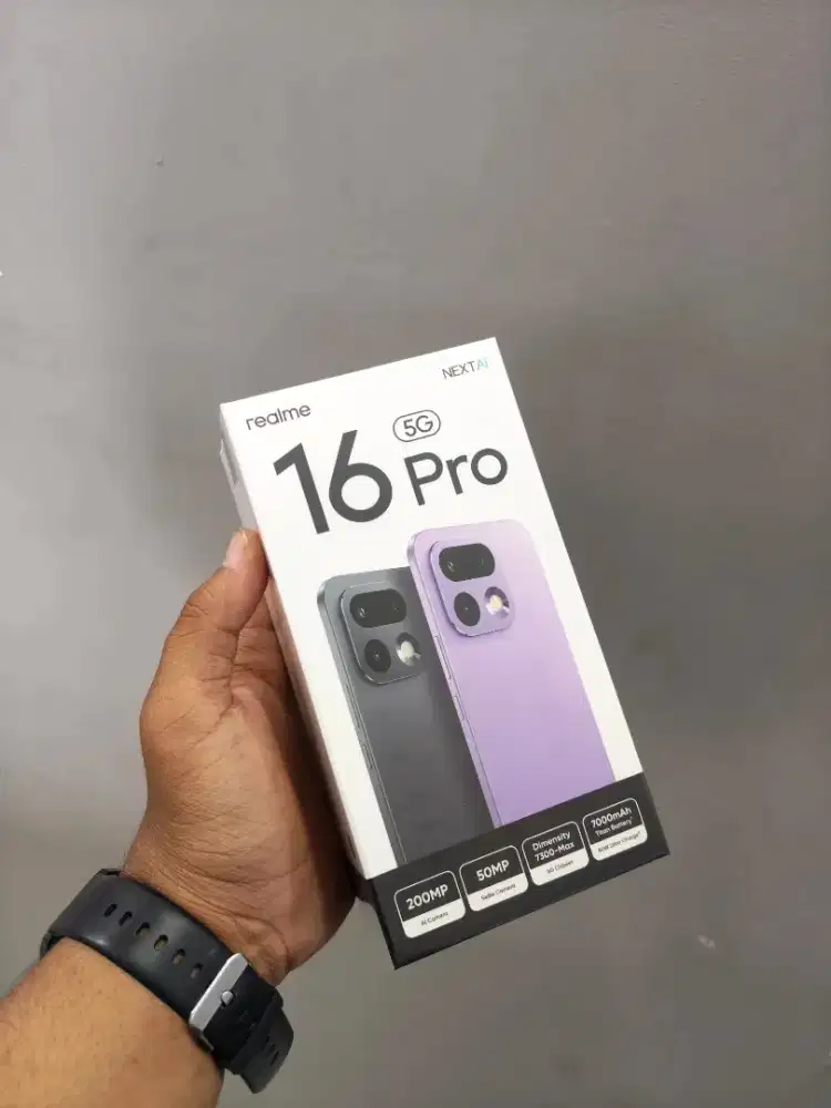 REALME 16 PRO 5G 12/256 NEW SEGEL BERGARANSI RESMI!!!