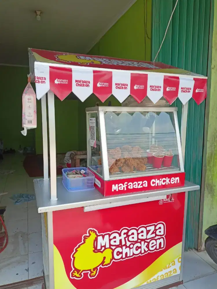 Di jual gerobak fried chicken mafaaza