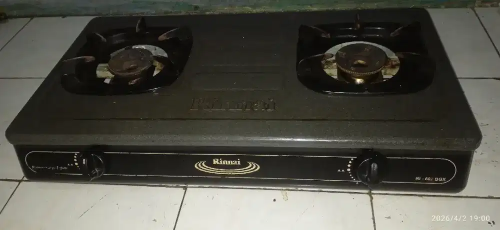 Kompor gas RINNAI 2 tungku RI-602BGX