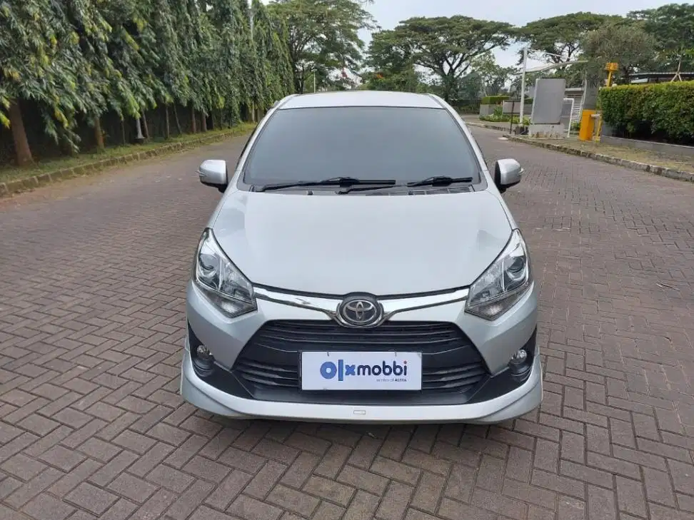 TDP 6,JT, Toyota Agya 1.2 TRD Sportivo Bensin-AT Silver 2019