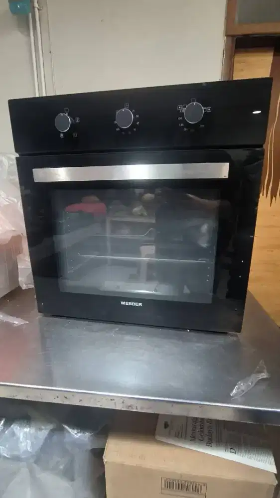 Oven tanam WEBBER SE46061GB - 60 L Full Gas Oven