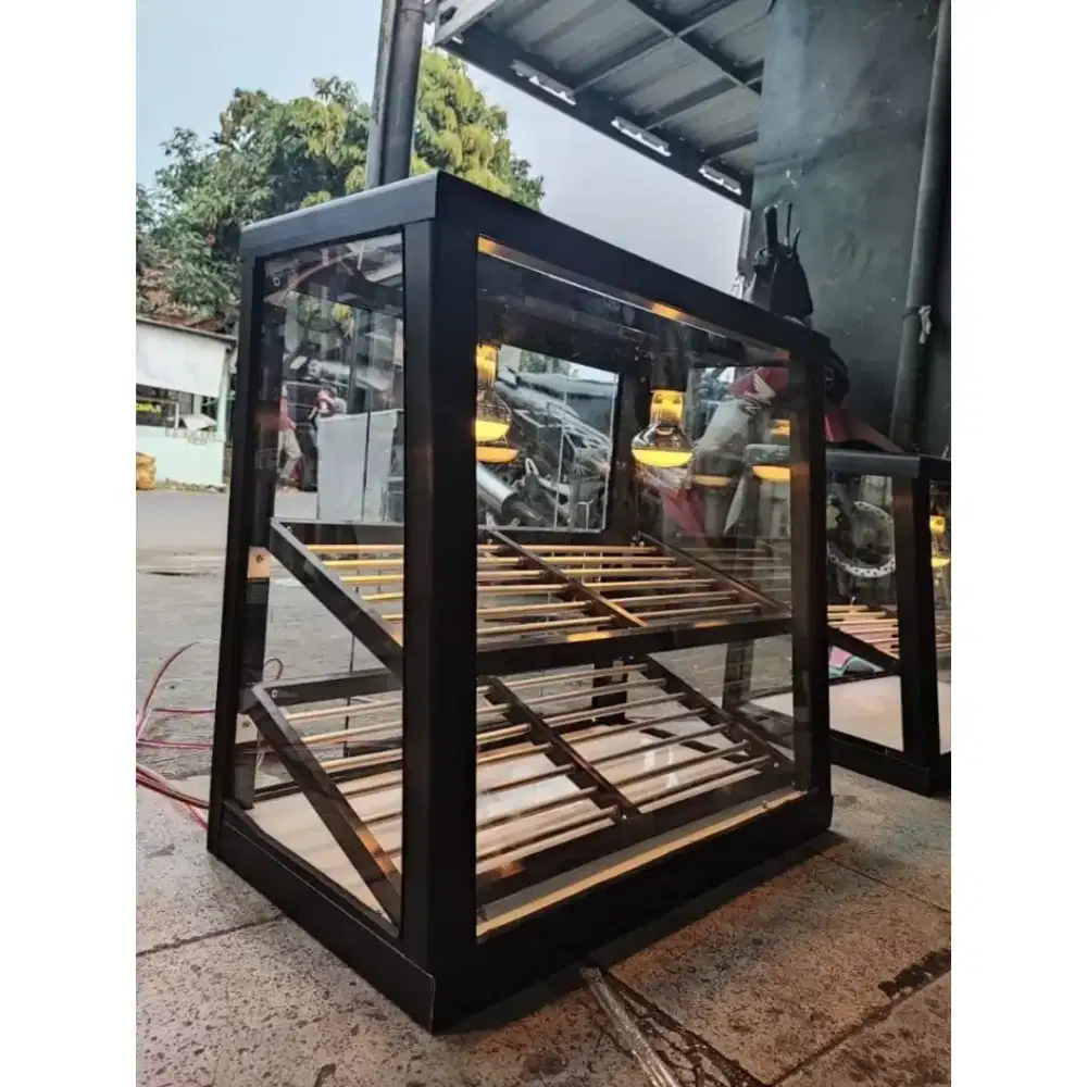 Etalase Fried Chicken pemakaian 2 Bulan