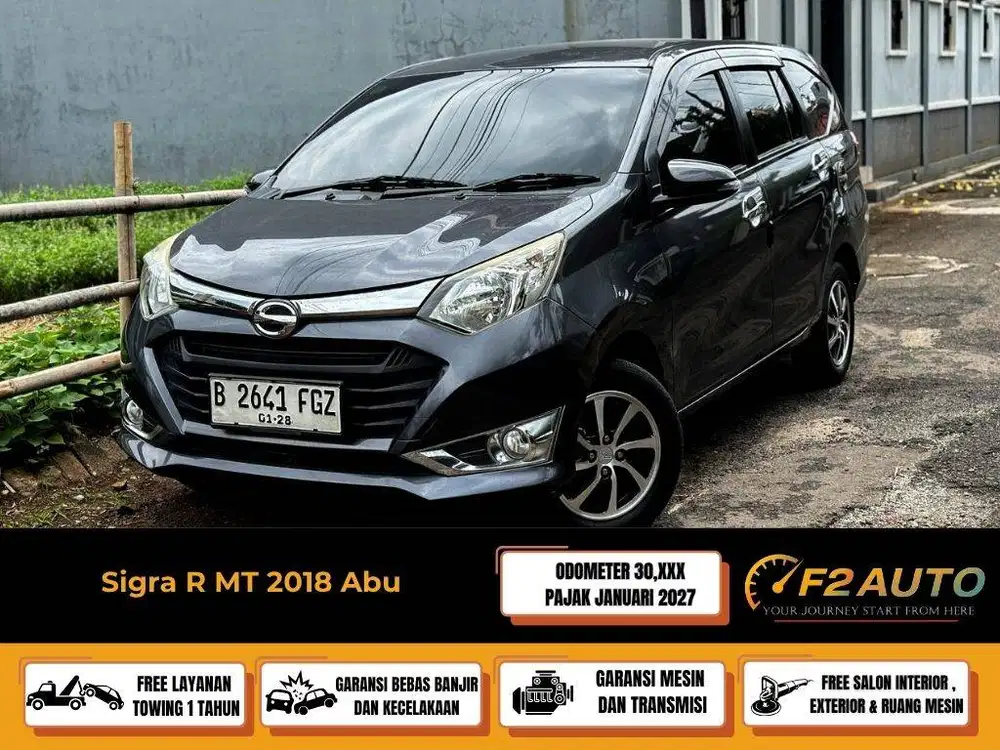 Sigra R MT 2018 Abu Metalik