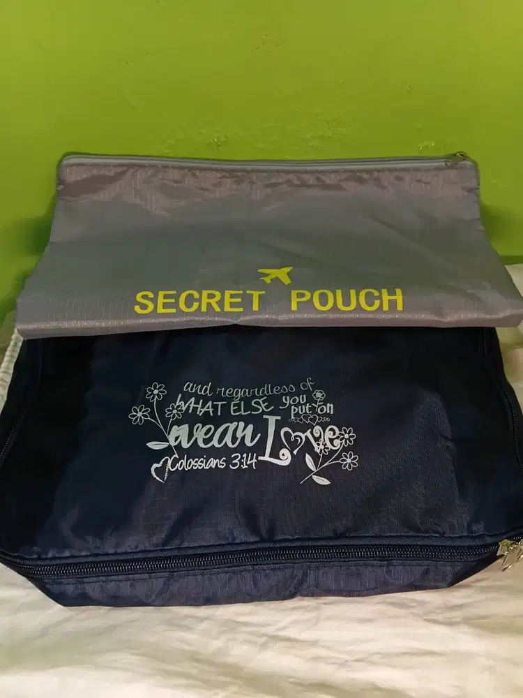 Tas pouch traveling second import