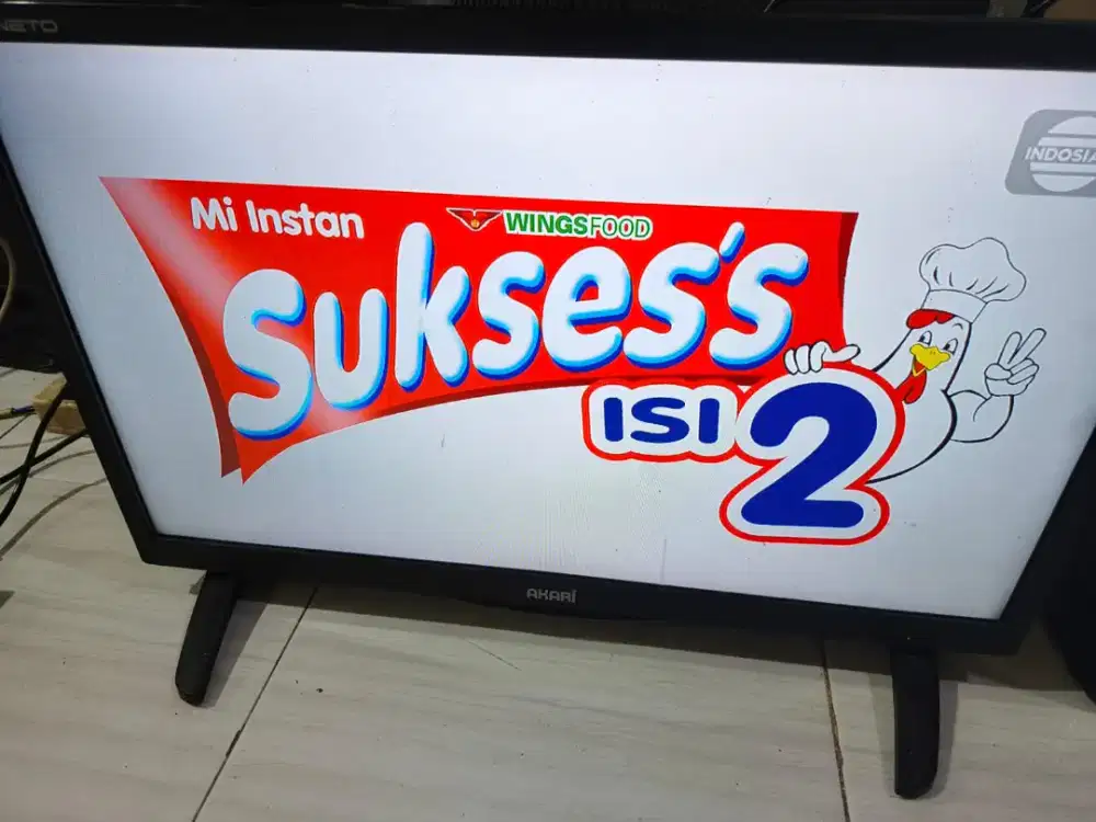 Jual tv akari 29 in +set box