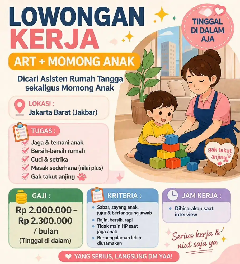 Di cari ART + Momong