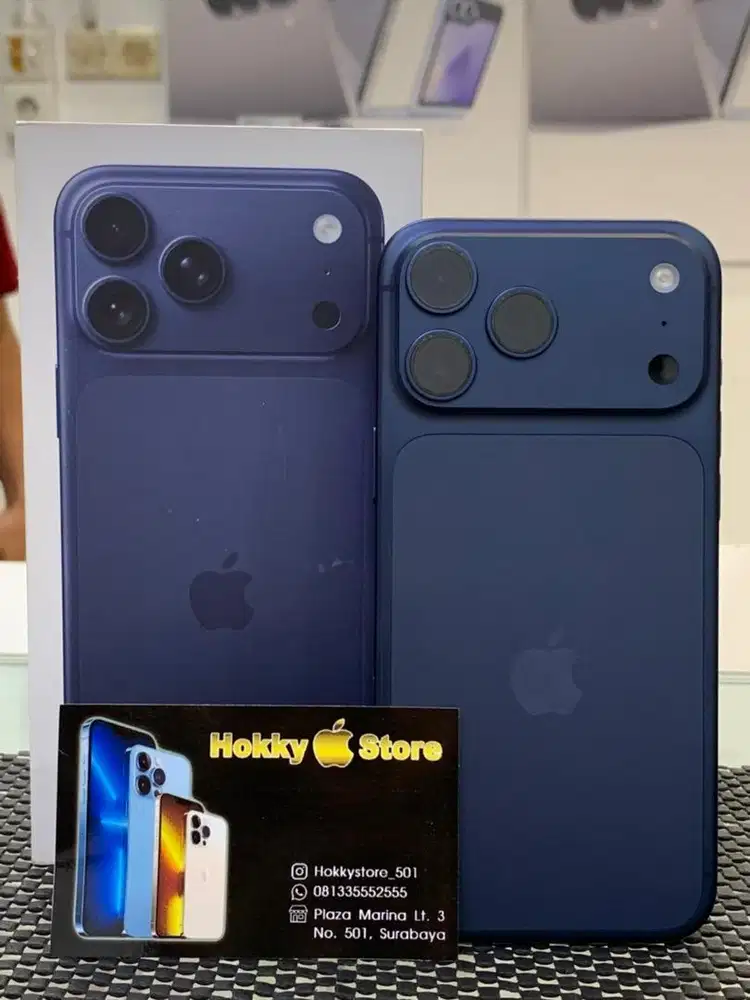 Iphone 17promax/256gb Deep Blue garansi ibox 31 maret 2027 bh 100%cc0