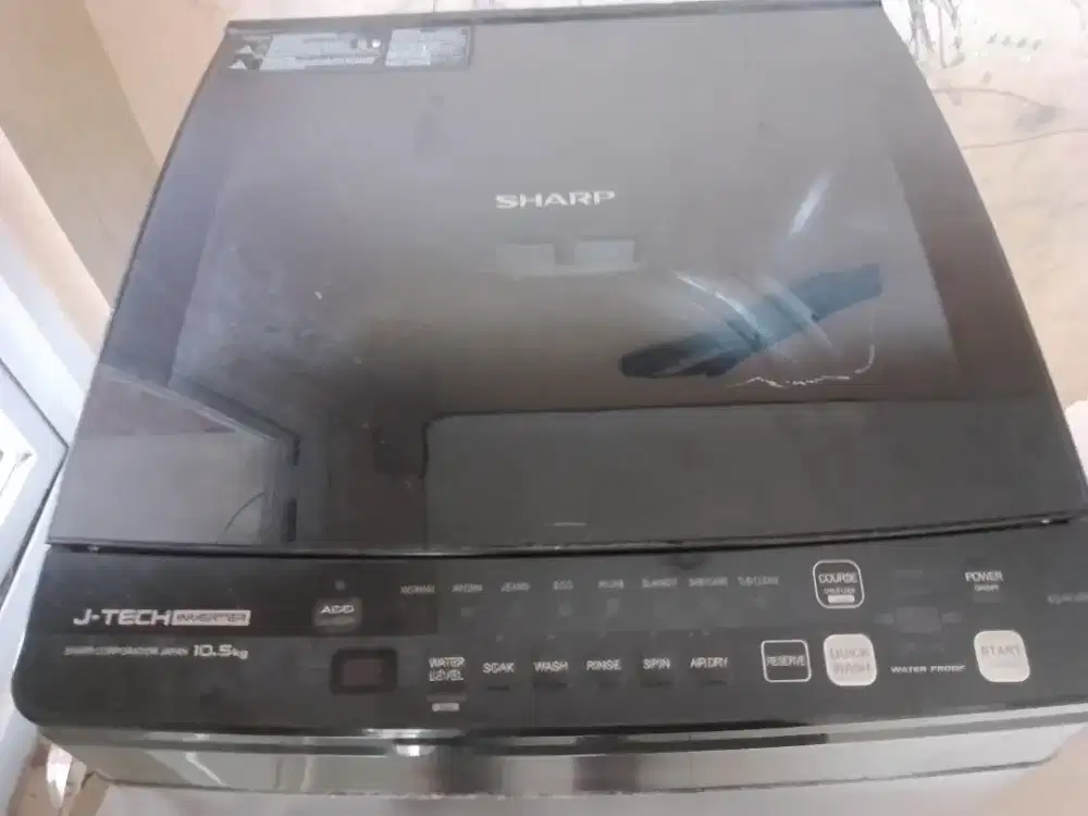 Mesin cuci 1 tabung Sharp inverter