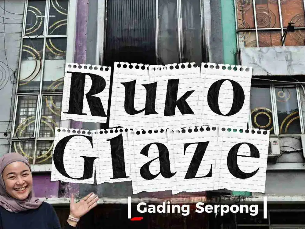 termurah ruko 3 lantai di Glaze Paramount deket sekolah tarakanita gading serpong