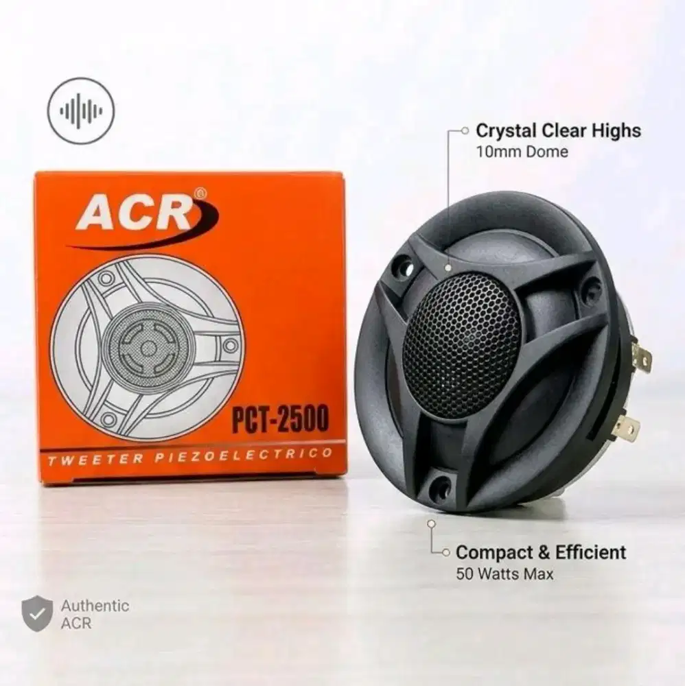 Tweeter ACR PCT-2500 Piezoelectric - Tweeter Dome 50 Watt Original